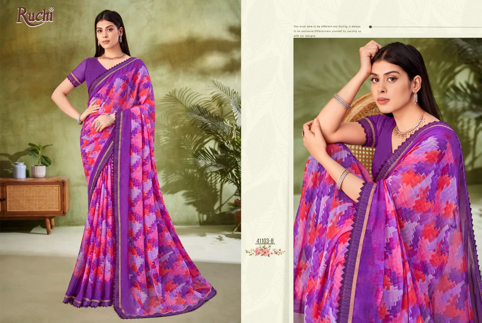 Savera Vol 11 By Ruchi Chiffon Daily Wear Saree Wholesale Shop In Surat